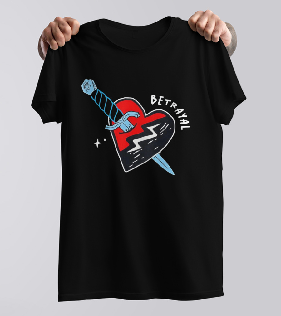 Heart Sword Betrayal T-Shirt