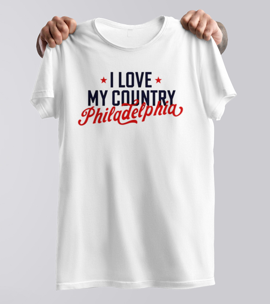 I Love My Country Philadelphia Stars T-Shirt