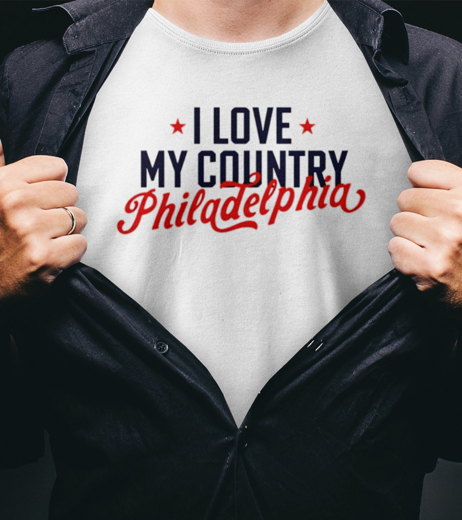 I Love My Country Philadelphia Stars T-Shirt