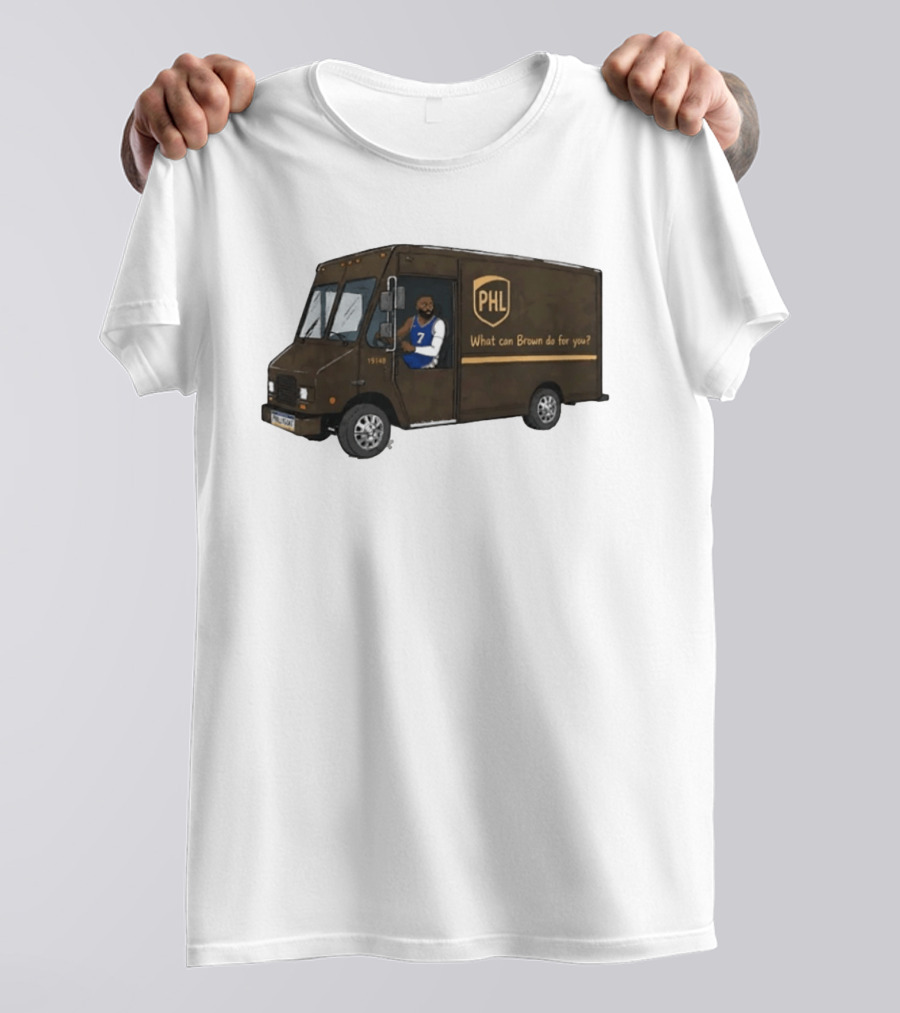 James Harden Philadelphia 76ers PHL Truck What Can Brown Do For You T-Shirt