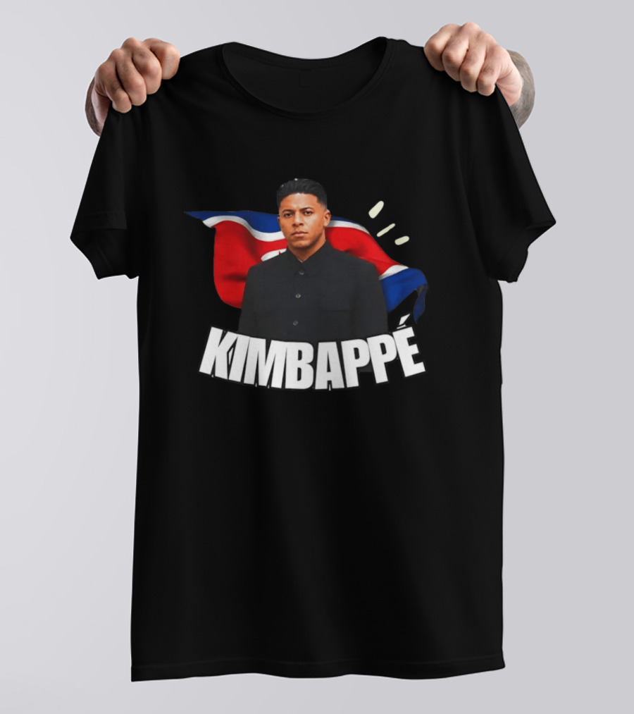 Kimbappe North Korea Mashup Flag T-Shirt