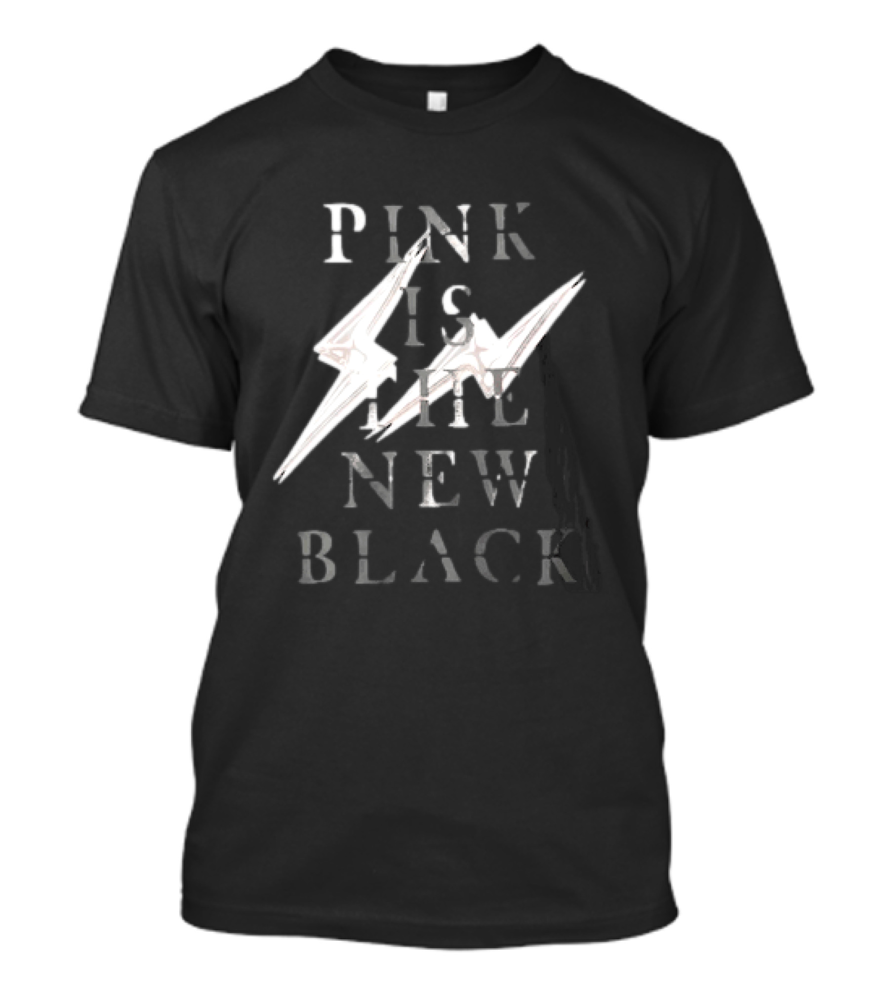 Blackpink Pink Is The New Black Lightning Bolt T-Shirt