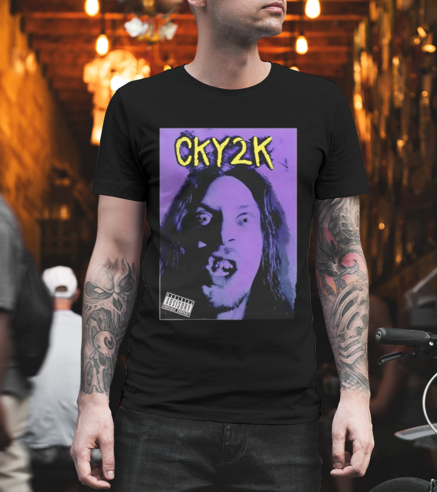 CKY2K Brandon DiCamillo Purple Cover Explicit Content T-Shirt