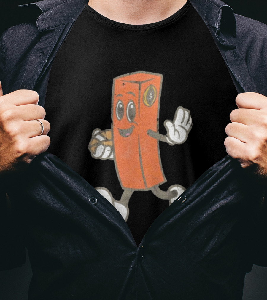 Cleveland Browns Chomps Mascot Football Player T-Shirt