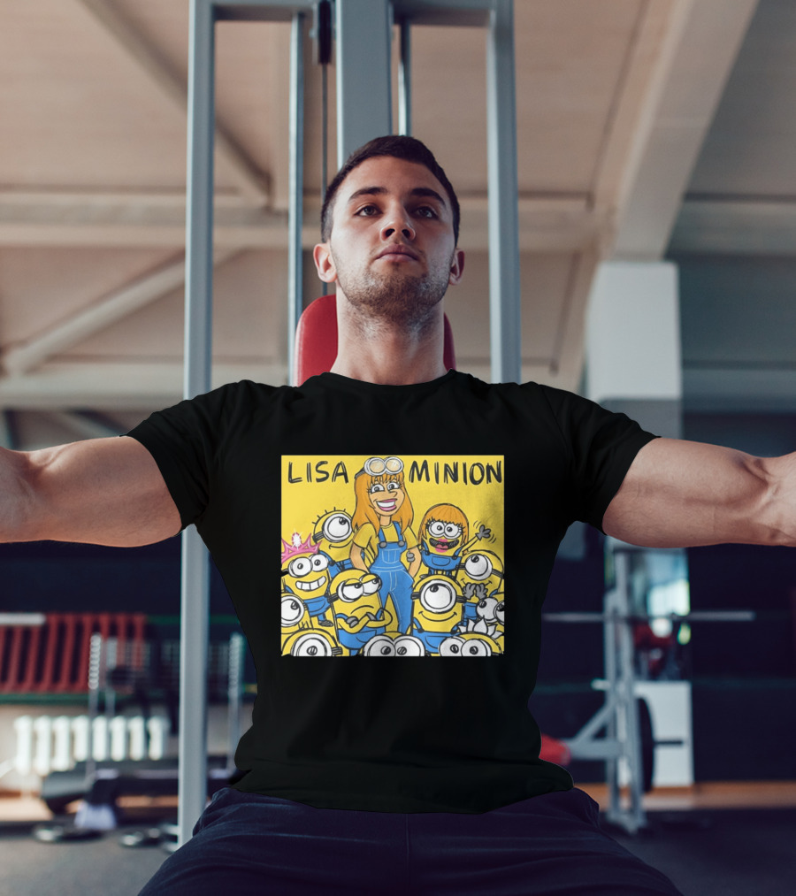 Lisa Minion Characters Cartoon Group Fun Playful Adventure T-Shirt