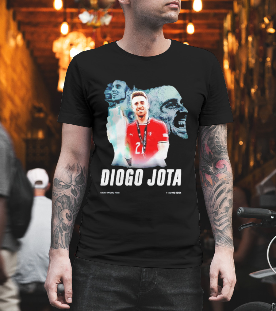 Diogo Jota Portugal No 21 Legends Football Player T-Shirt