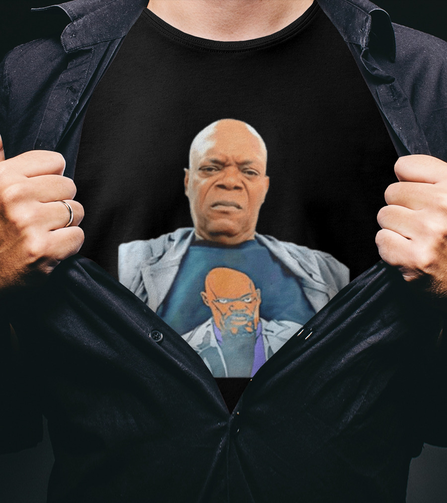 Samuel L Jackson Nick Fury Marvel Cinematic Universe Marvel Studios T-Shirt