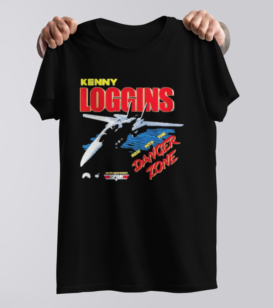 Kenny Loggins Ride Into The Danger Zone Top Gun Original Soundtrack T-Shirt
