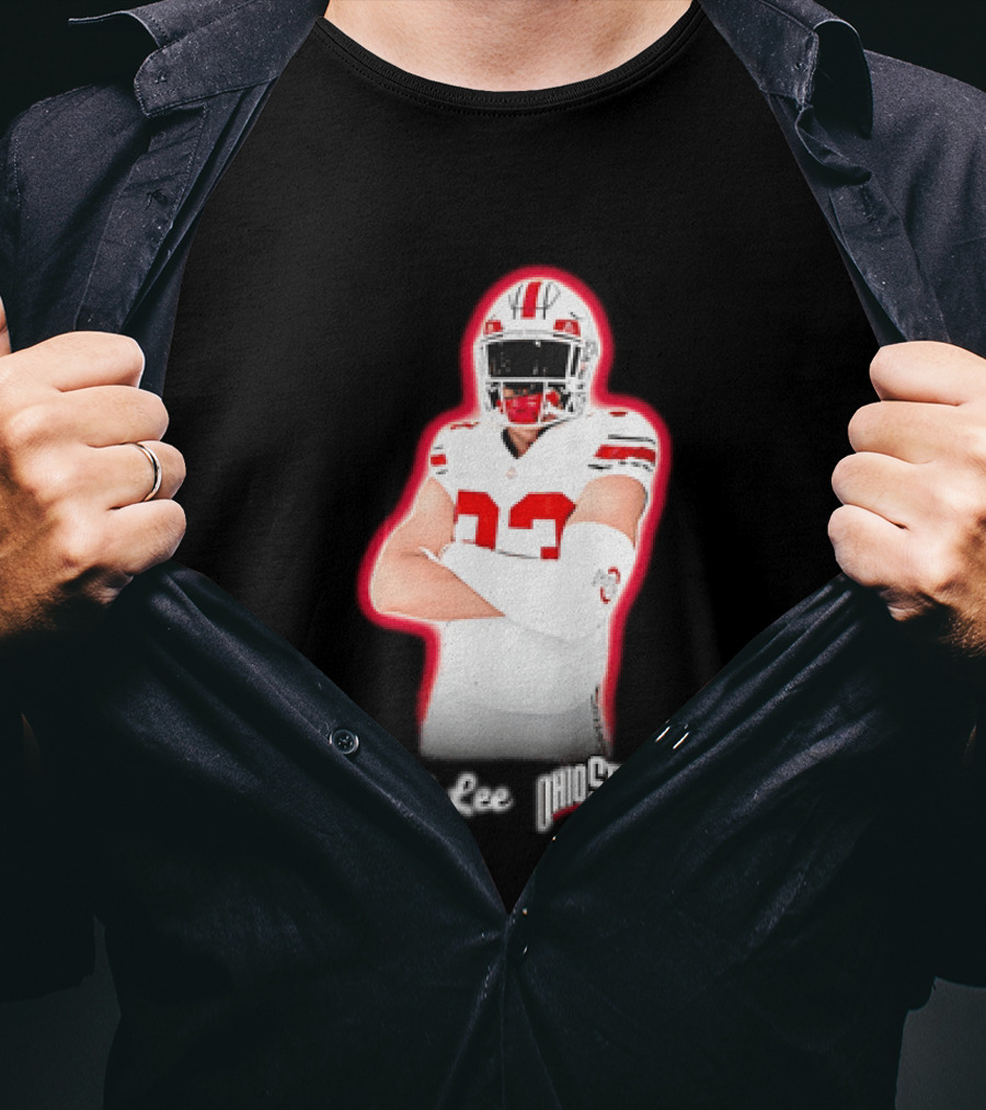 Ohio State Buckeyes Eli Lee 33 Football Player T-Shirt