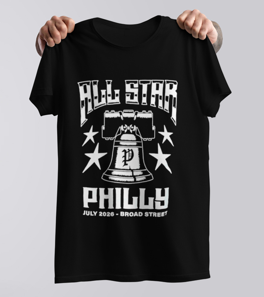 Philadelphia Phillies All Star Philly July 2026 Broad Street Liberty Bell T-Shirt
