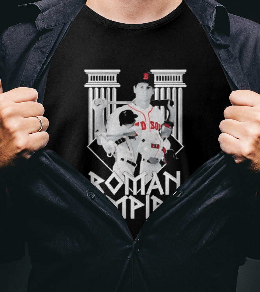 Red Sox Roman Empire Boston Baseball Team Fusion T-Shirt