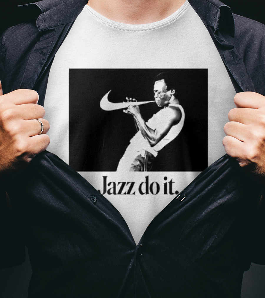 Miles Davis Jazz Do It Iconic Trumpet Player T-Shirt