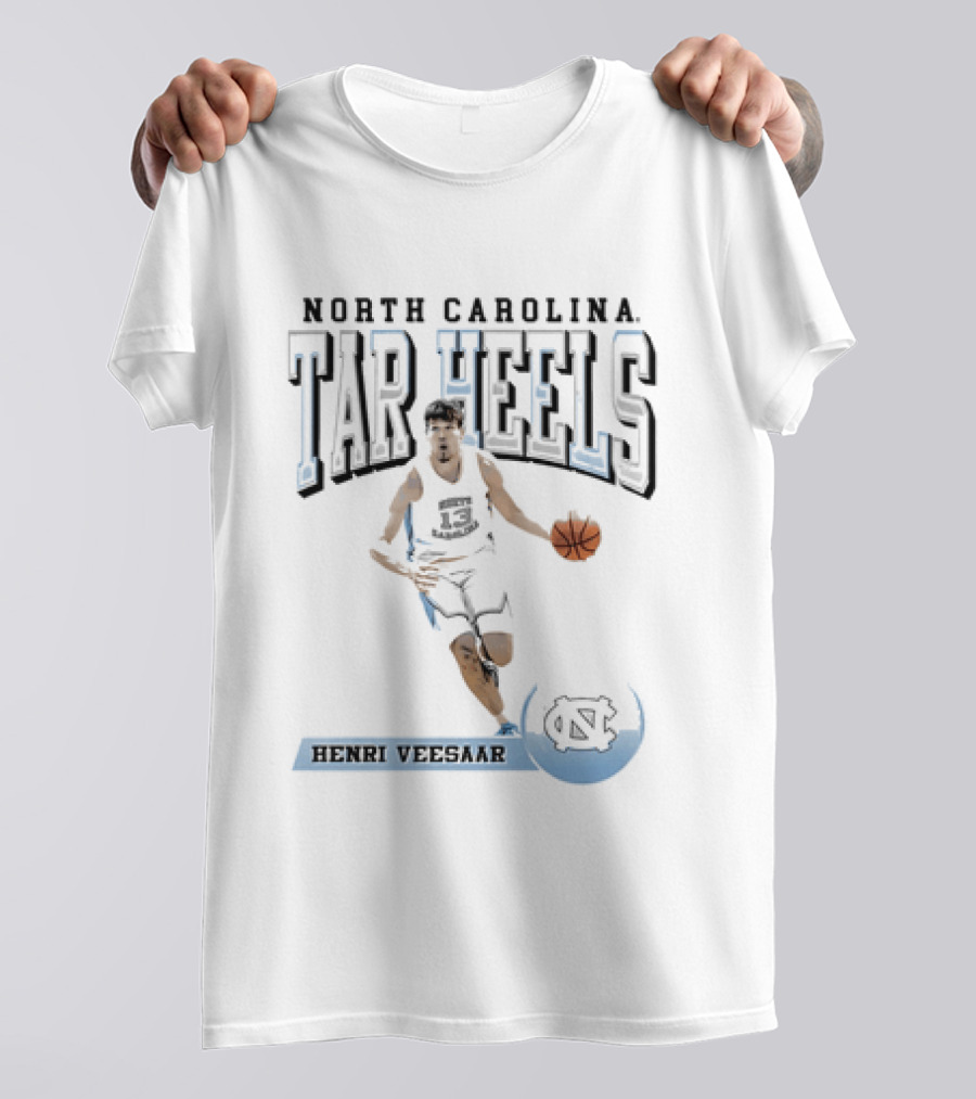 North Carolina Tar Heels Basketball Henri Veesaar T-Shirt