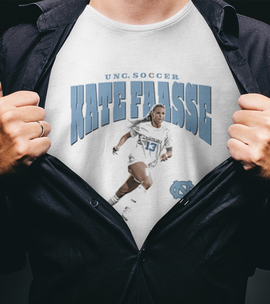 UNC Soccer Kate Faasse North Carolina Tar Heels T-Shirt
