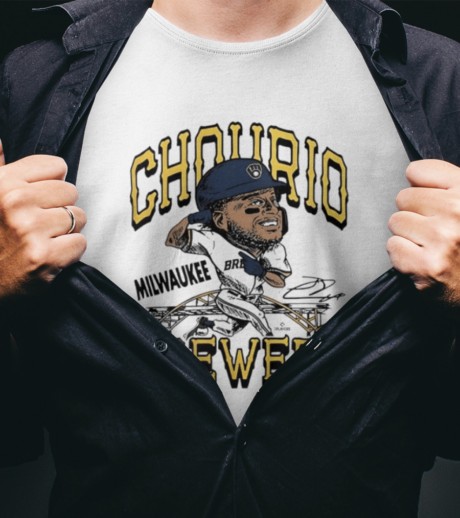 Jackson Chourio Milwaukee Brewers Baseball Player T-Shirt