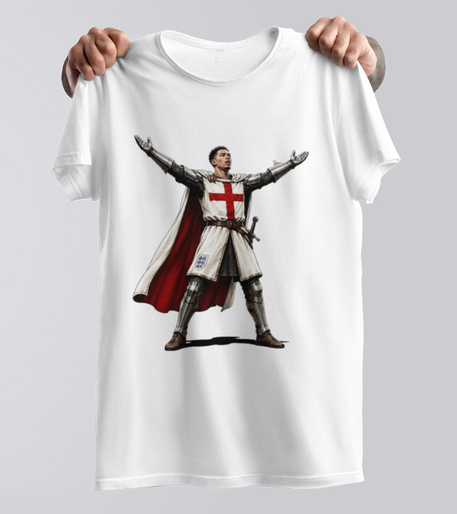 Jude Bellingham England National Football Knight Crusade Iconic Symbolism T-Shirt