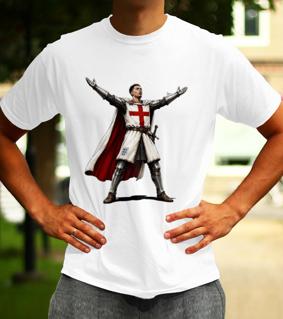 Jude Bellingham England National Football Knight Crusade Iconic Symbolism T-Shirt