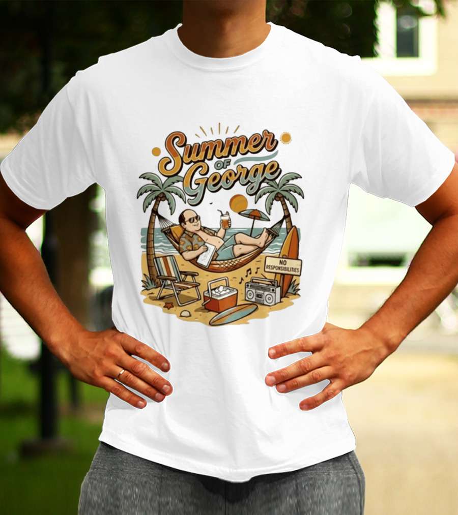 Summer Of George Seinfeld No Responsibilities Beach Relaxation T-Shirt