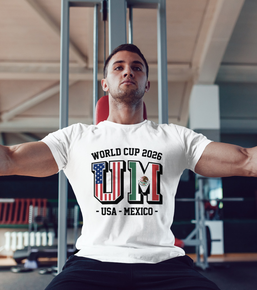 World Cup 2026 USA Mexico Flag UM T-Shirt