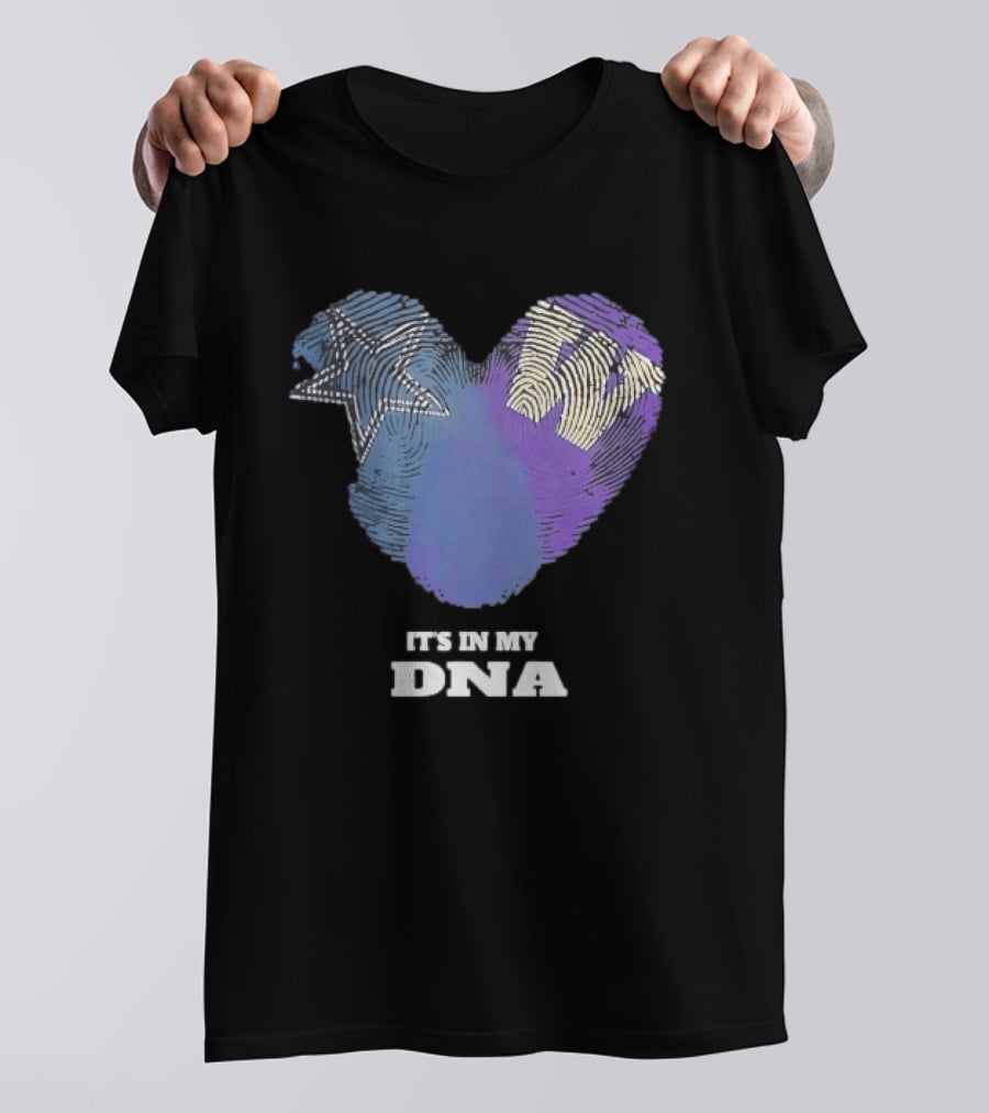 It's In My DNA Dallas Cowboys Star Symbol Fan Pride T-Shirt