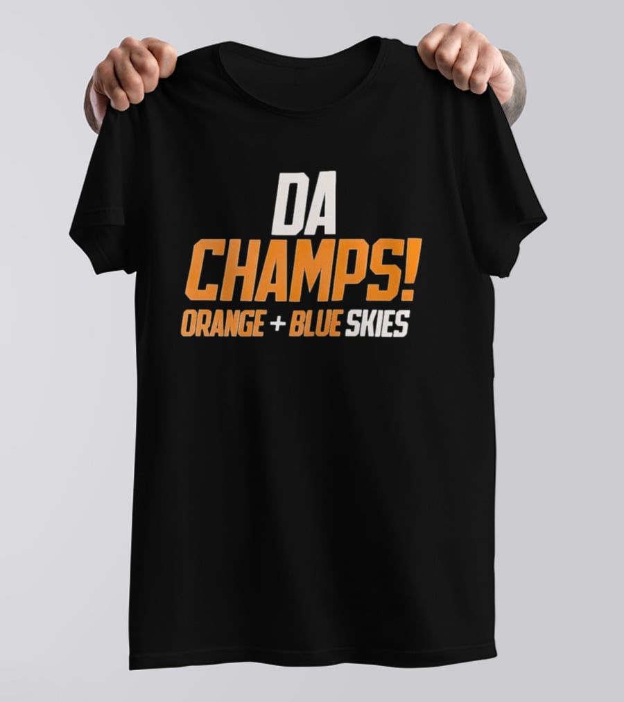 Da Champs Orange + Blue Skies T-Shirt