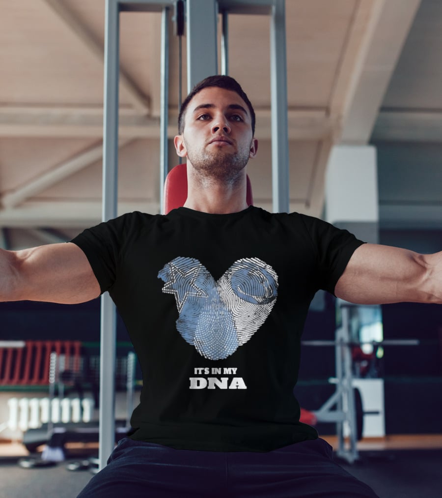 Dallas Cowboys Heart It's In My DNA Football Team Fan Pride T-Shirt