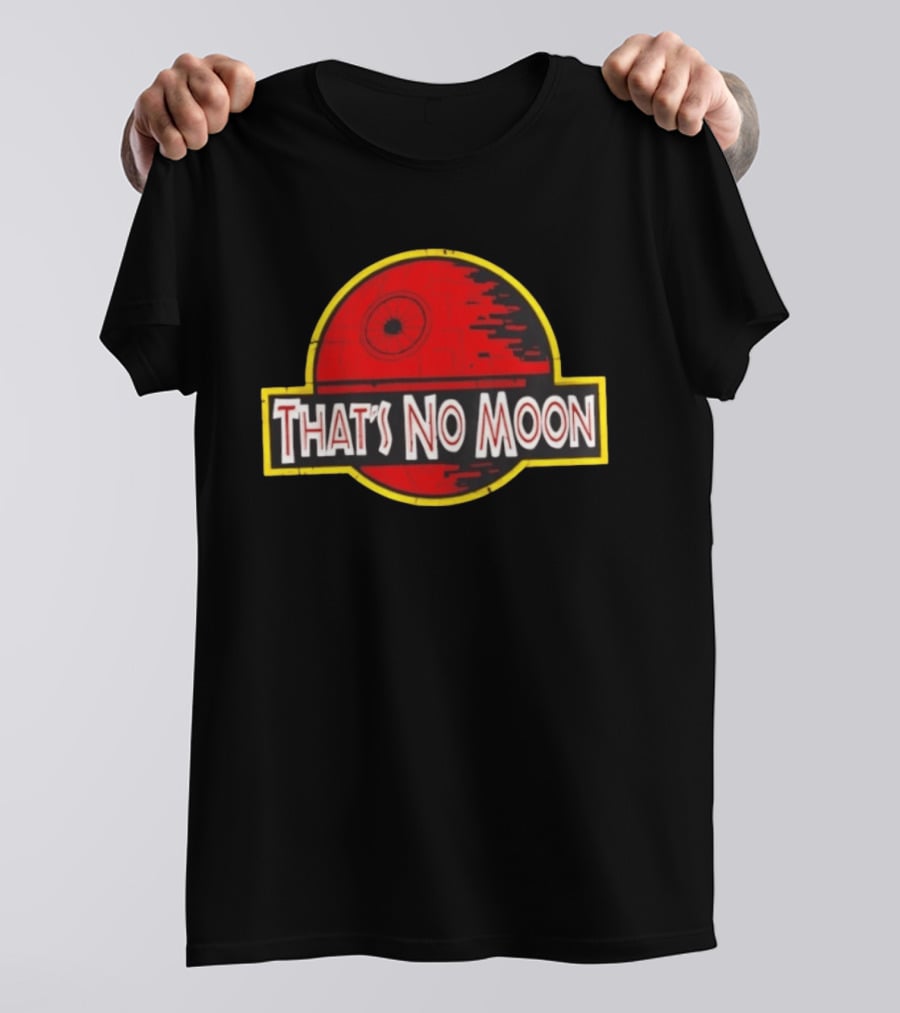 Death Star Jurassic Park That's No Moon Crossover Fan Merch T-Shirt