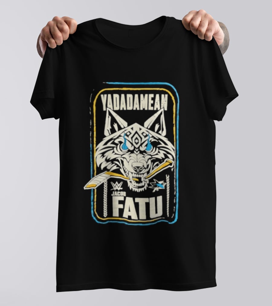 Jacob Fatu Yadadamean San Jose Sharks Collaboration T-Shirt
