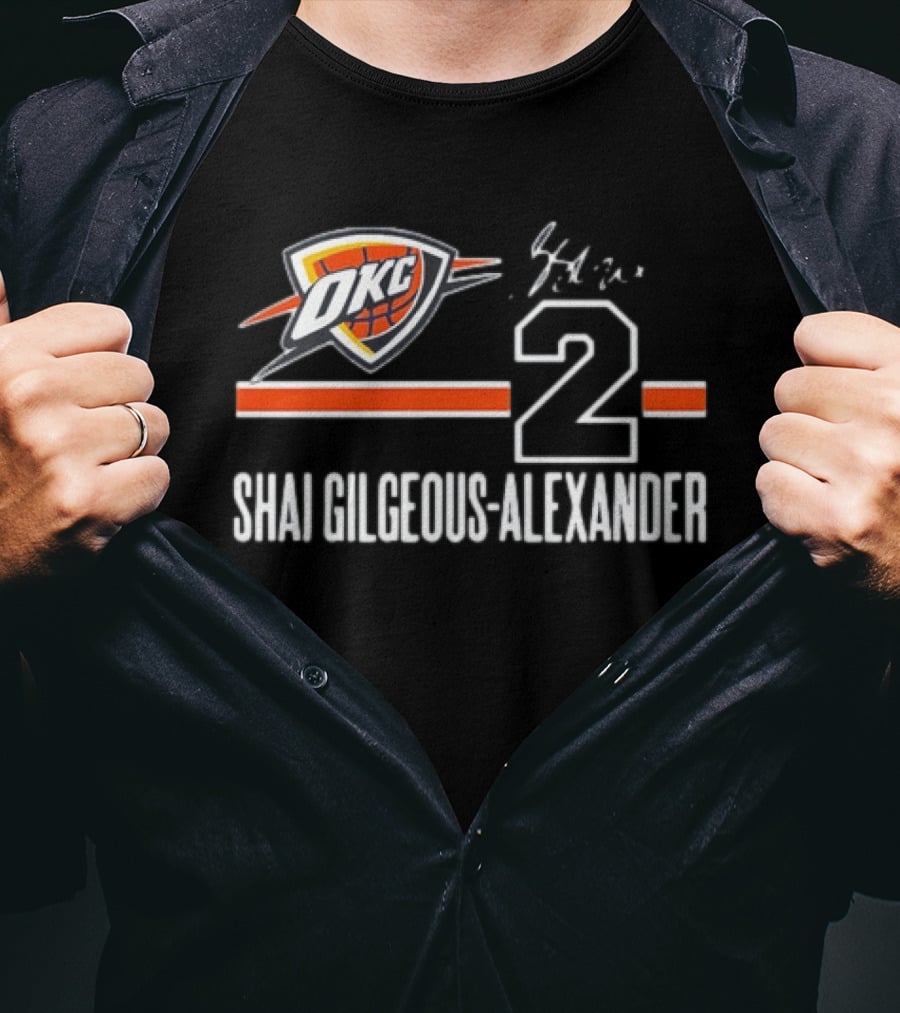 Shai Gilgeous Alexander OKC Thunder Signature 2 T-Shirt