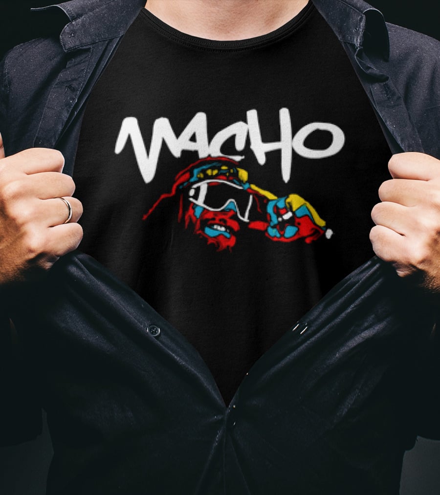 Macho Man Randy Savage WWE Legend Wrestling Iconic Look T-Shirt