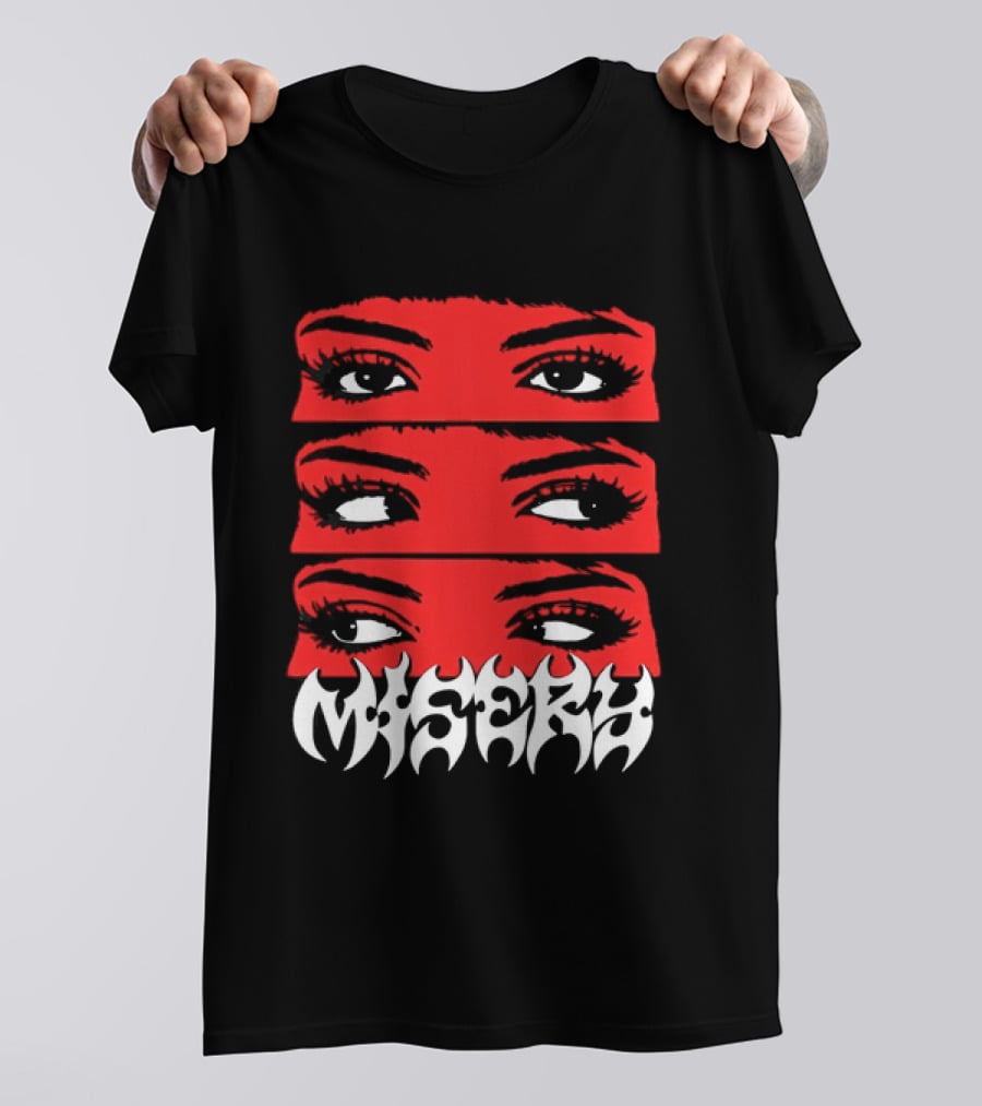 Misery Red Eyes Triple Stare T-Shirt