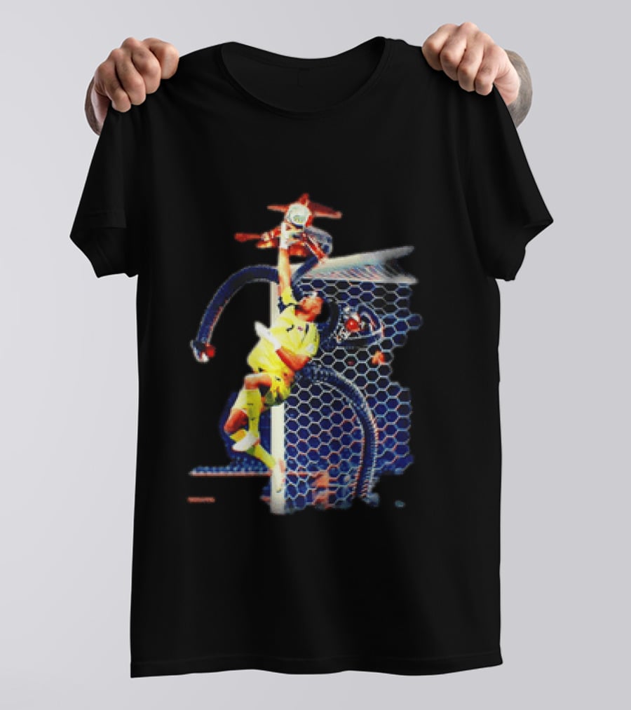 Vozinha Cape Verde Goalkeeper Octopus Marvel Mashup Soccer Heroics T-Shirt
