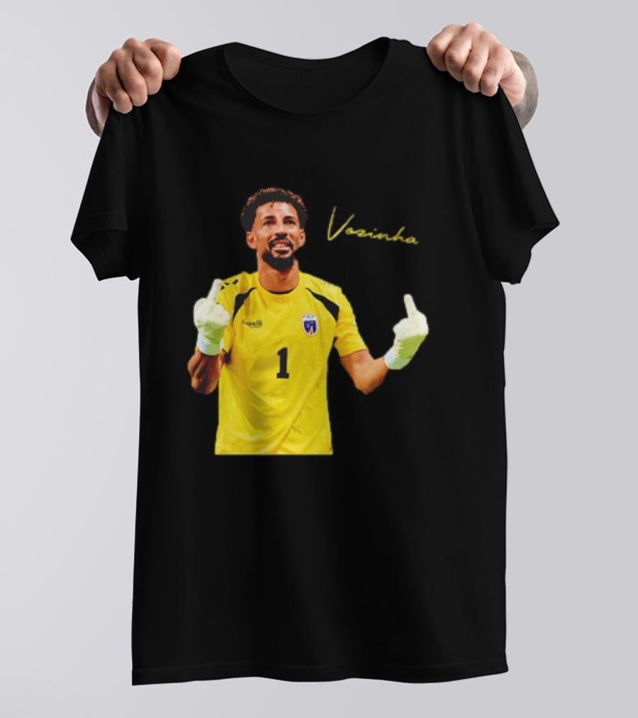 Vozinha Cape Verde National Team Number 1 Player Gesture T-Shirt