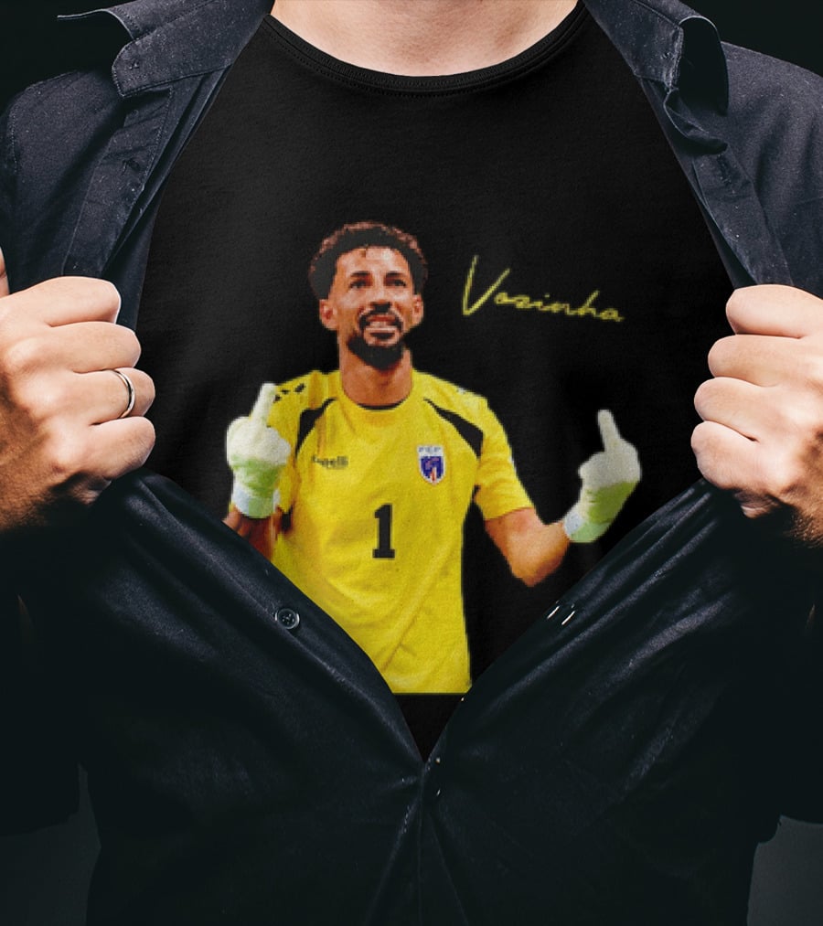 Vozinha Cape Verde National Team Number 1 Player Gesture T-Shirt