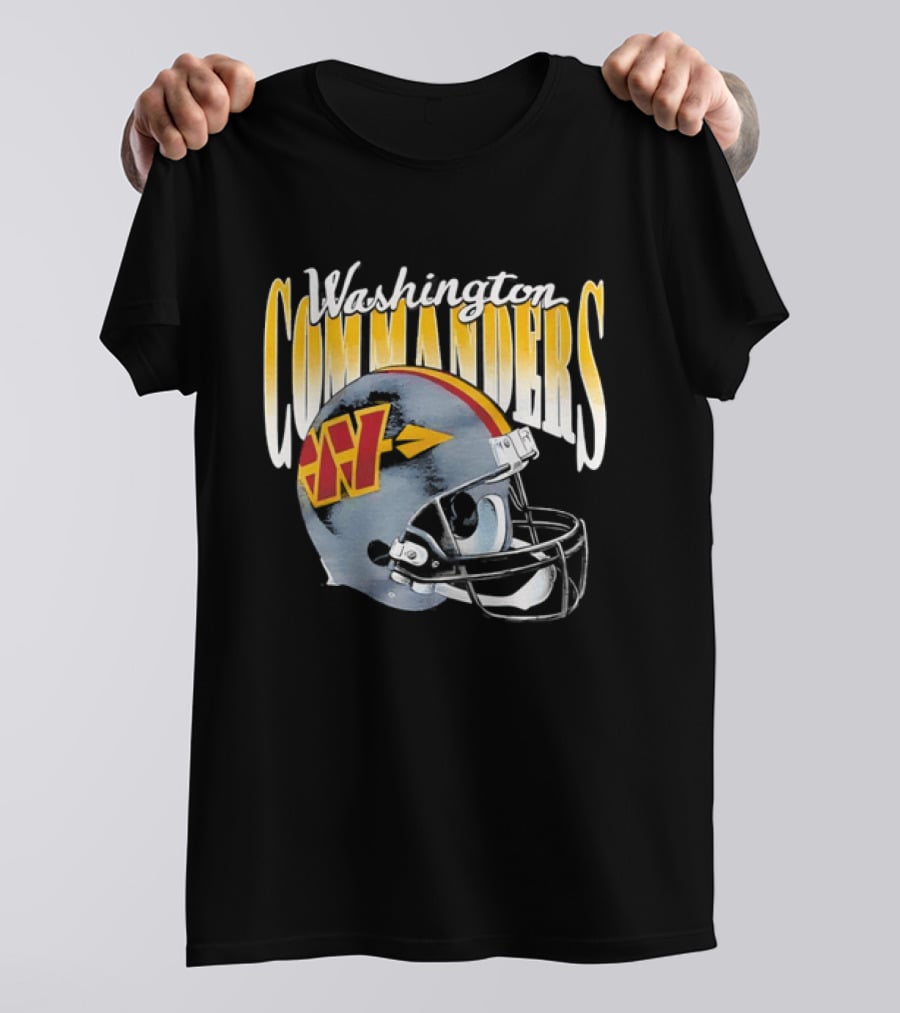 Washington Commanders Football Helmet Men's T-Shirt