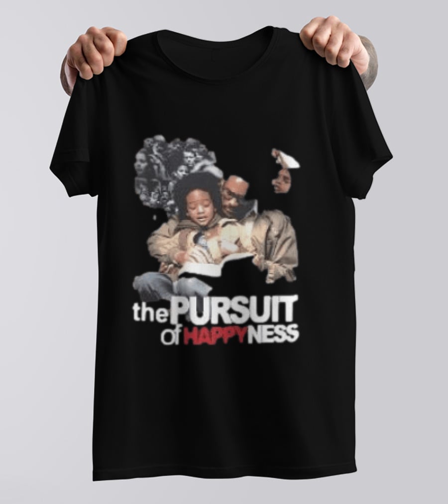 The Pursuit Of Happyness Will Smith Jaden Smith Movie Scene T-Shirt