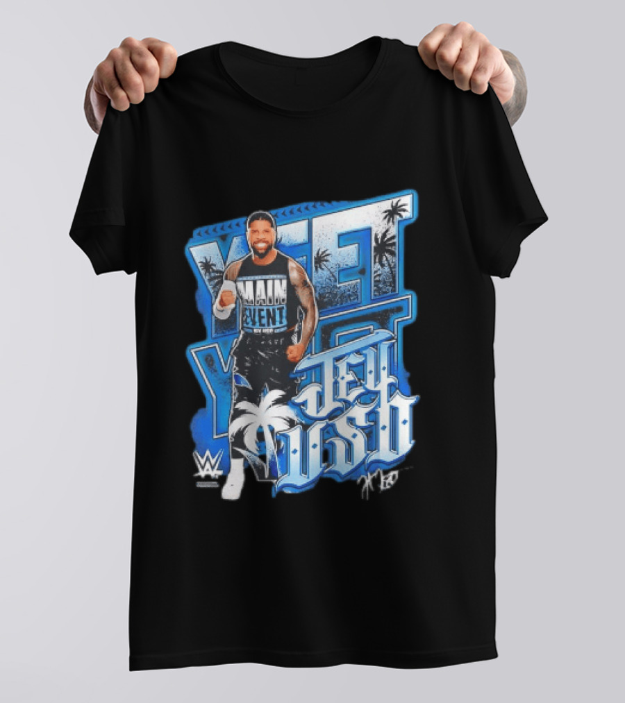 WWE Jey Uso Main Event Yeet Palm Trees Wrestling T-Shirt