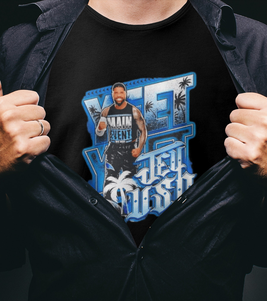 WWE Jey Uso Main Event Yeet Palm Trees Wrestling T-Shirt