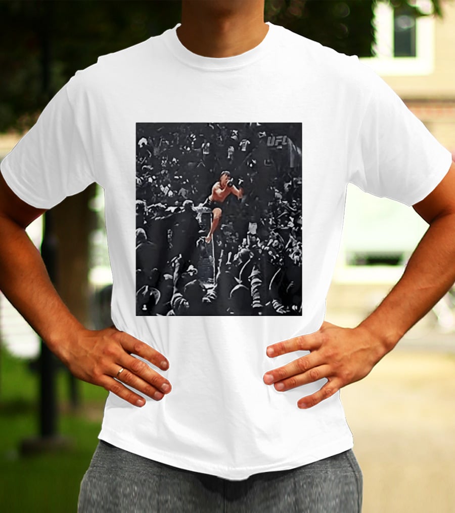Diego Lopes UFC Middle Finger Crowd Moment T-Shirt
