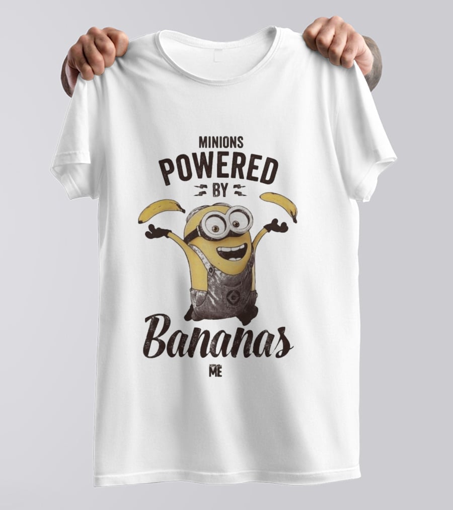 Minions Powered By Bananas Me T-Shirt