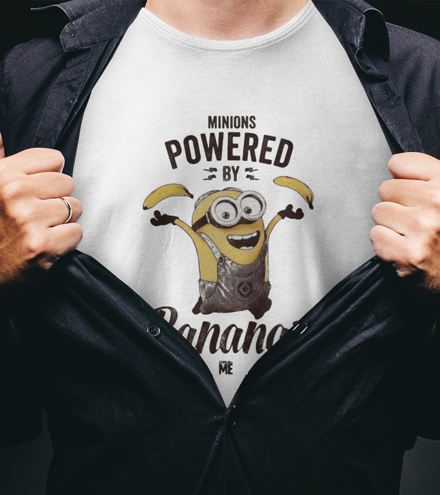 Minions Powered By Bananas Me T-Shirt