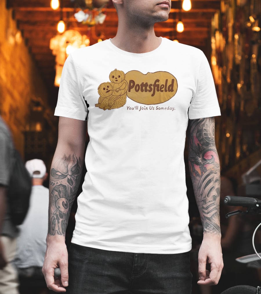 Pottsfield You'll Join Us Someday Pumpkin Characters Over The Garden Wall T-Shirt