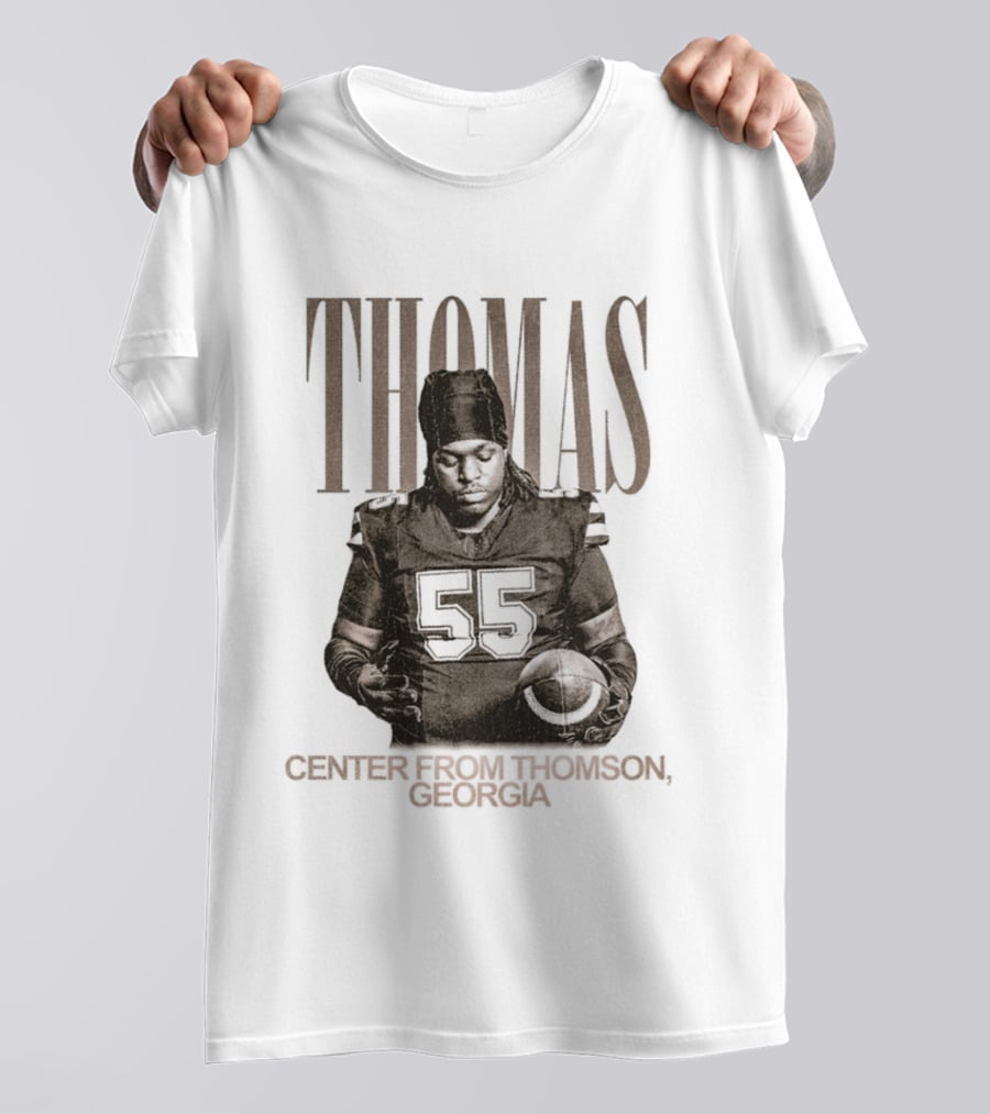 THOMAS 55 Center From Thomson Georgia T-Shirt