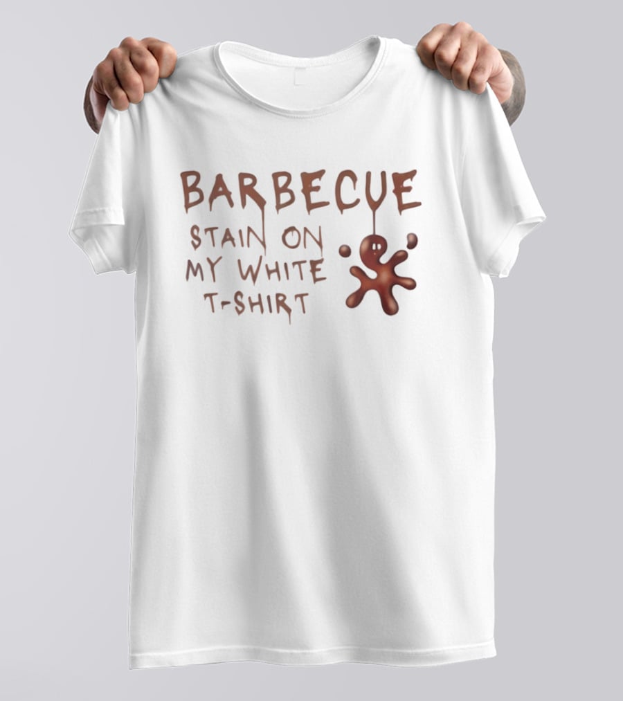 Tim McGraw Barbecue Stain On My White Classic Country Lyrics T-Shirt