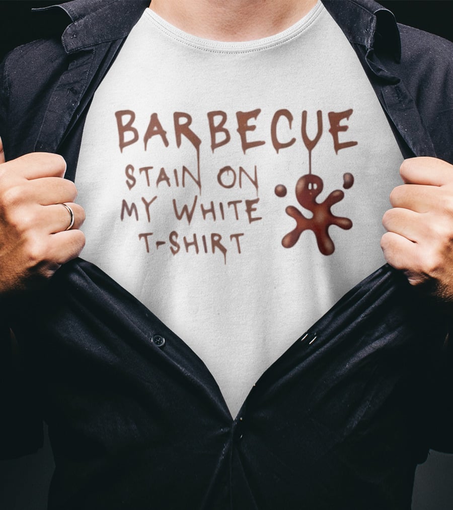 Tim McGraw Barbecue Stain On My White Classic Country Lyrics T-Shirt