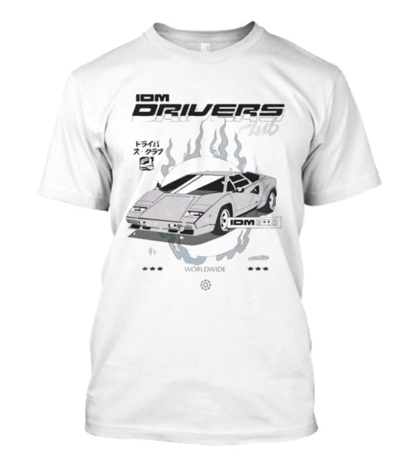 Top IDM Drivers Club 2025 Worldwide Racing Automotive Enthusiasts T-Shirt
