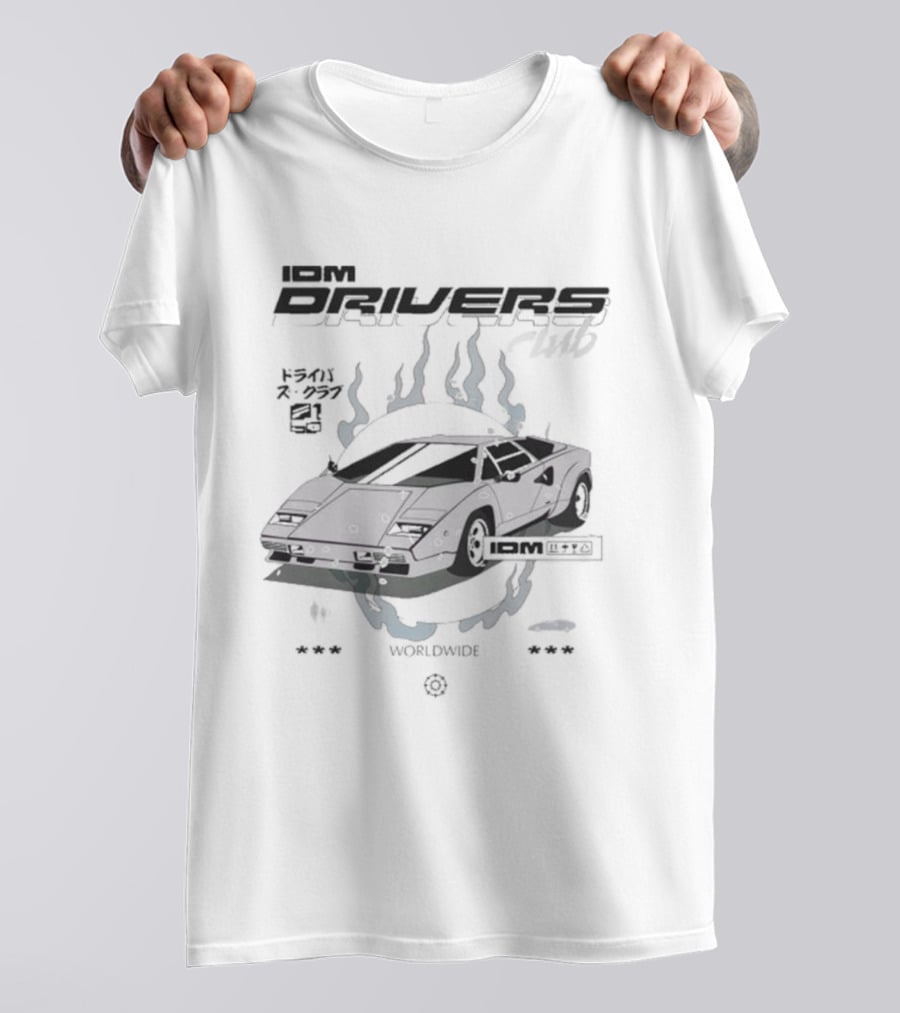 Top IDM Drivers Club 2025 Worldwide Racing Automotive Enthusiasts T-Shirt