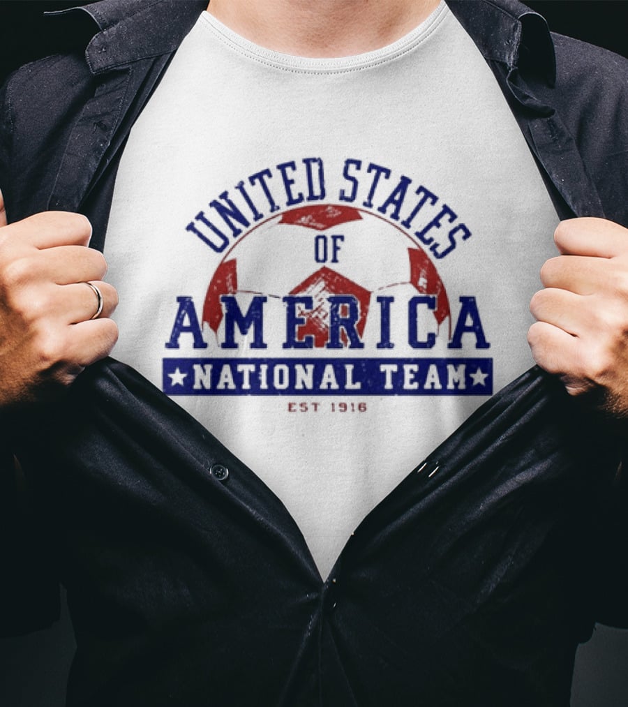 United States Of America National Team Est 1916 Vintage Sports T-Shirt
