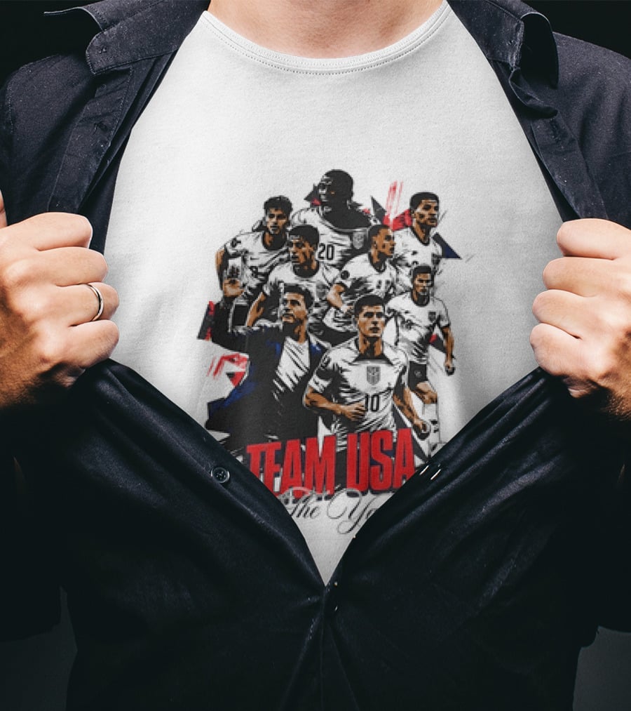 Team USA The Yanks USMNT Collage T-Shirt