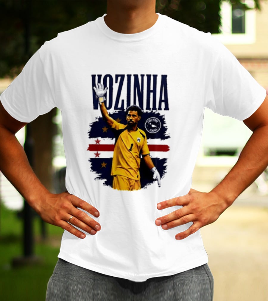 Vozinha Cabo Verde Goalkeeper Cape Verde National Team Soccer T-Shirt